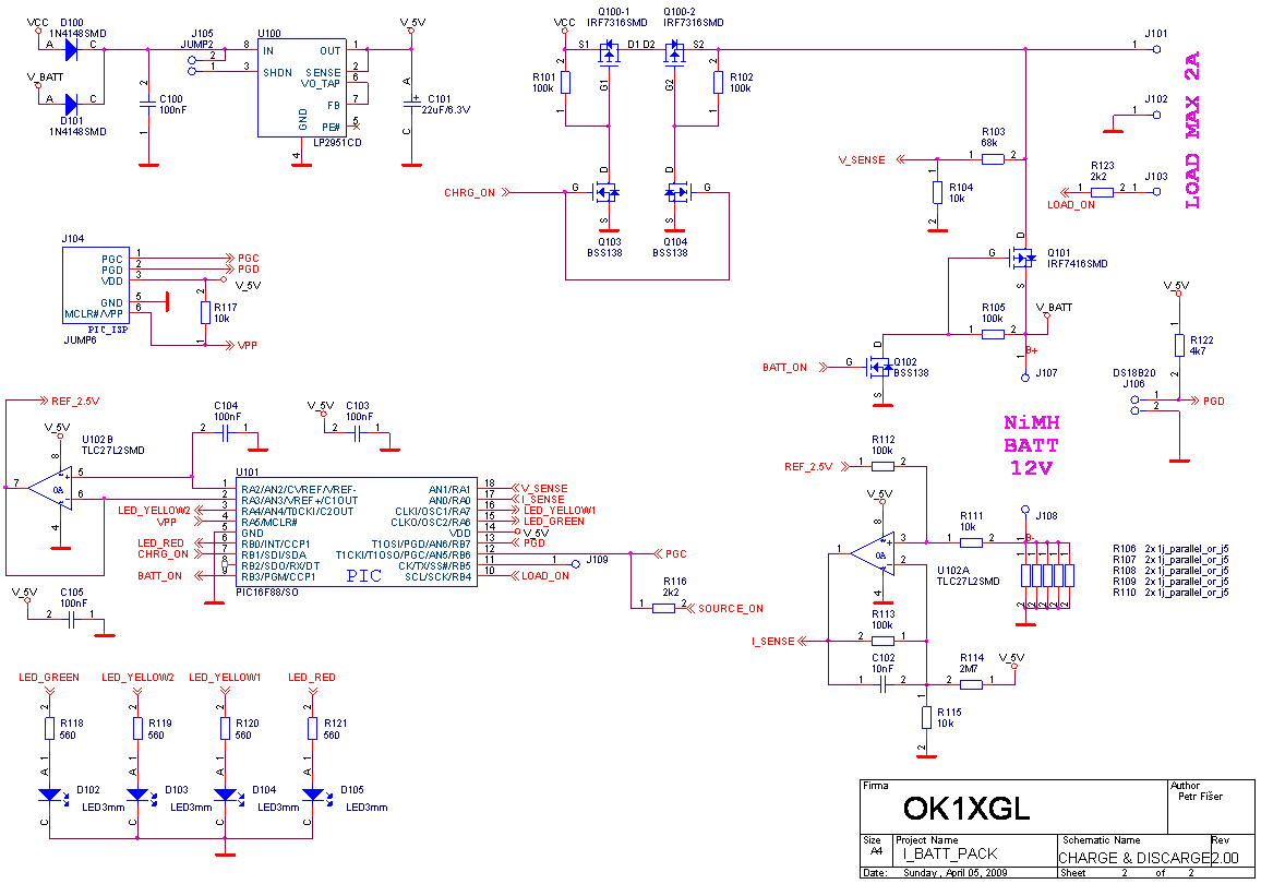 Schéma zapojení - procesor