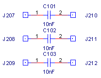 Schéma - rzervní kondenzátory