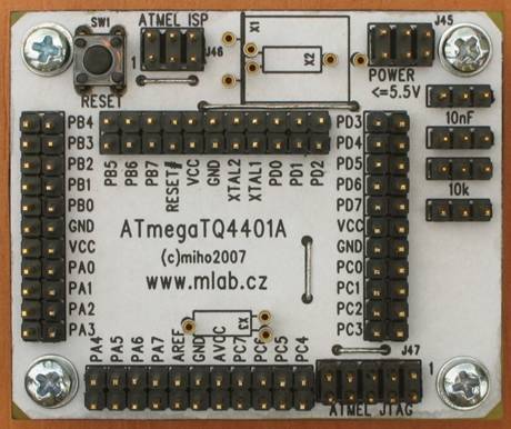 Pohled na modul ATmegaTQ4401A