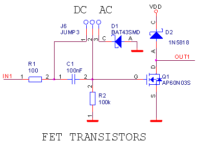 Zapojení - tranzistor